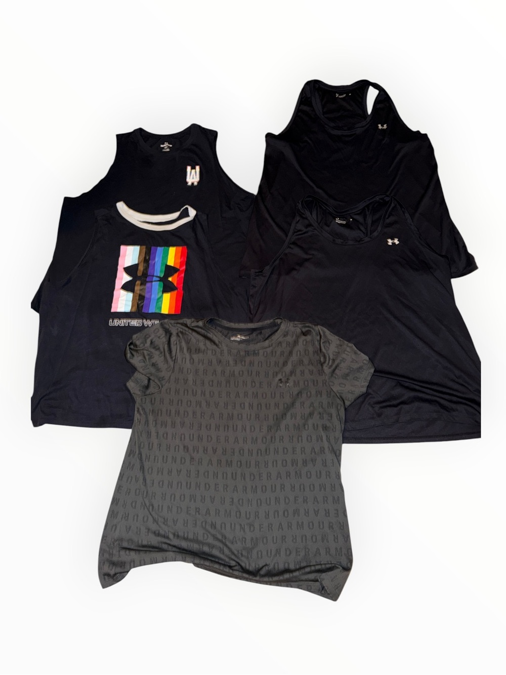 Set of 9 Under Armour Women’s Active Tanks and Tees